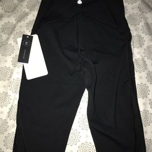 Black Lululemon Train Times Crop